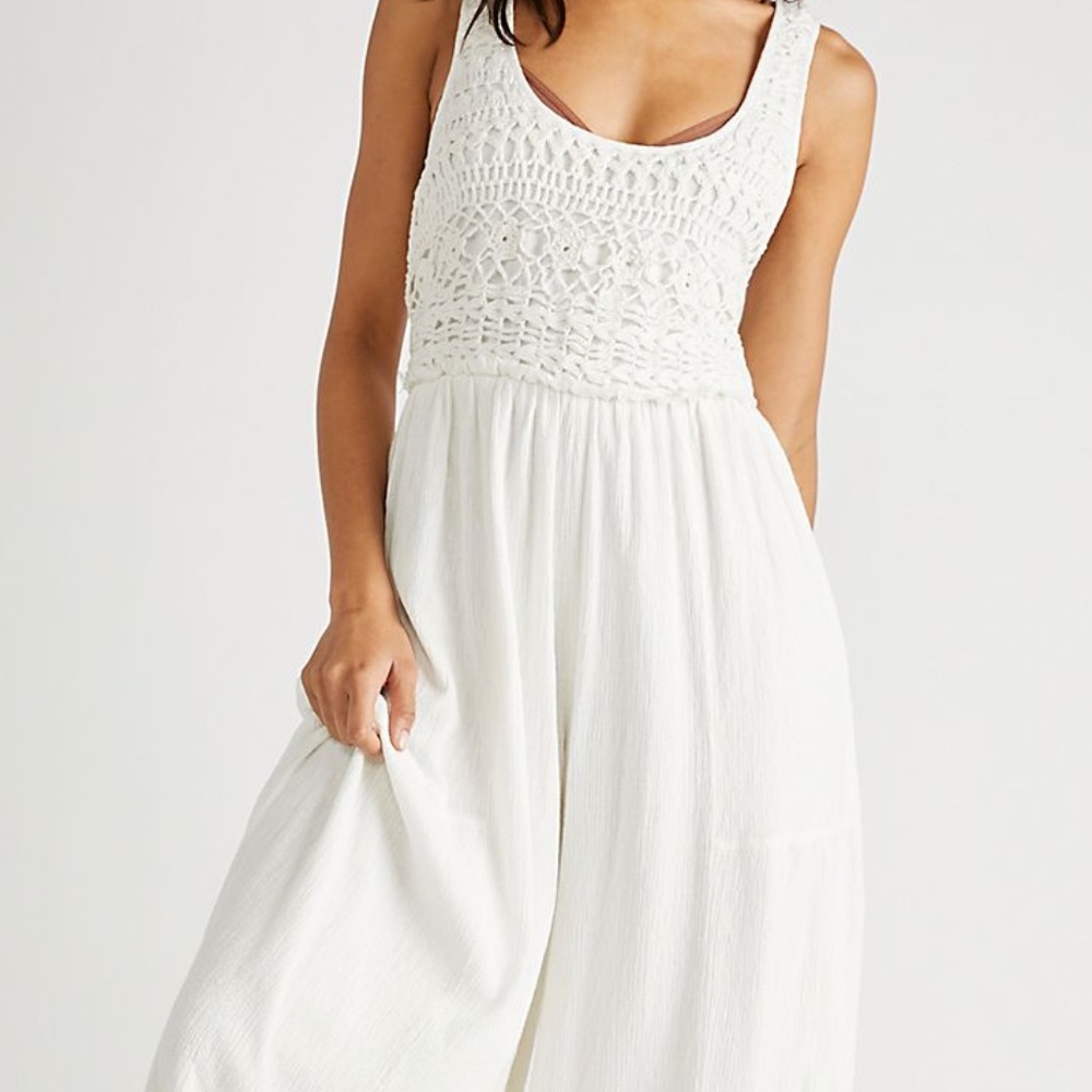 Free People Soleil One Piece Jumpsuit Sz. XS Cream